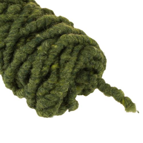 Artikel Filtsnöre fluffigt Mirabell mörkgrönt 25m