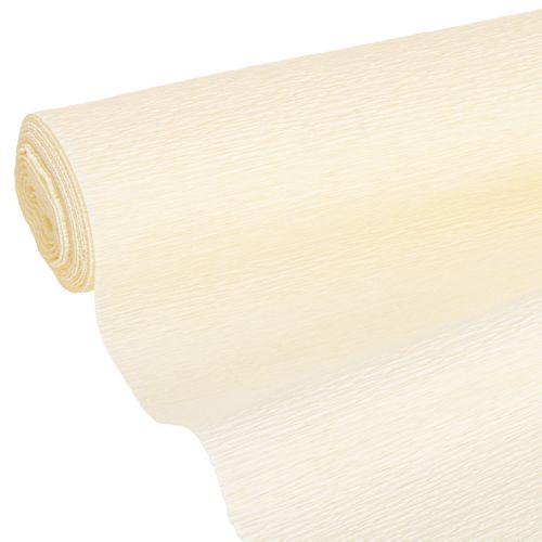 Floristik24 Blomsterpapper med kräpp, champagnefärg 50×250 cm, 5 stycken