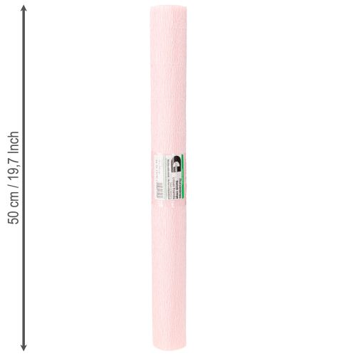 Artikel Blomsterpapper, crêpepapper, rosa, 50×250 cm, 5 st