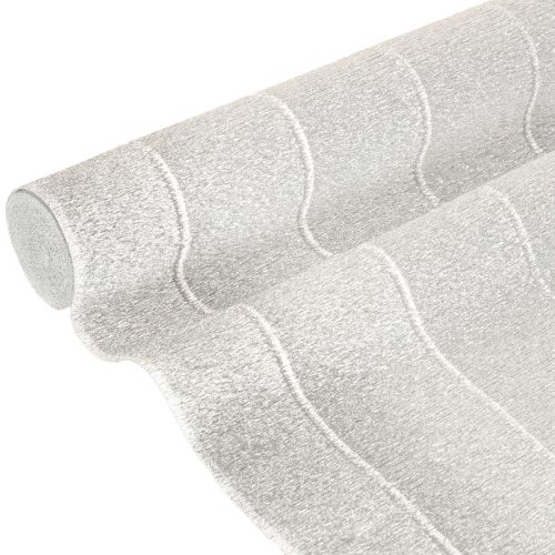 Floristik24 Blomsterpapper kräppapper silver 50x250cm
