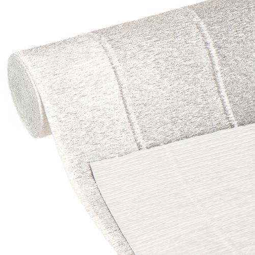 Artikel Blomsterpapper kräppapper silver 50x250cm