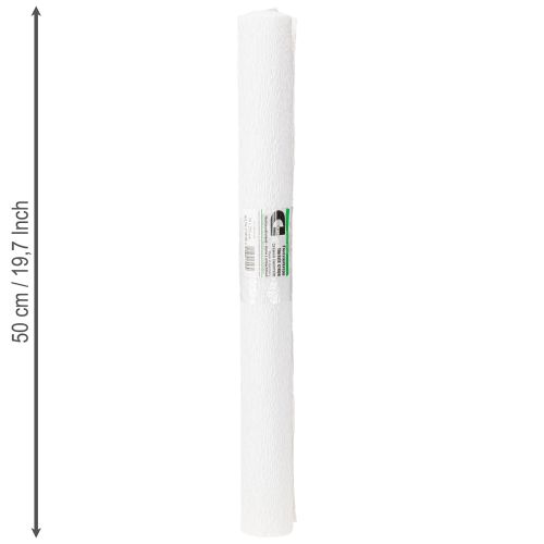 Artikel Blomsterpapper vitt 50x250cm