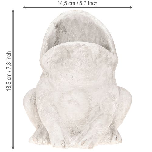 Artikel Groda dekorativ växtkruka blomkruka betonggrå H18,5cm
