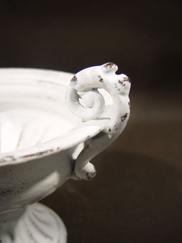 Floristik24 Cup m. Handtag Ø 16cm H12,5cm vit