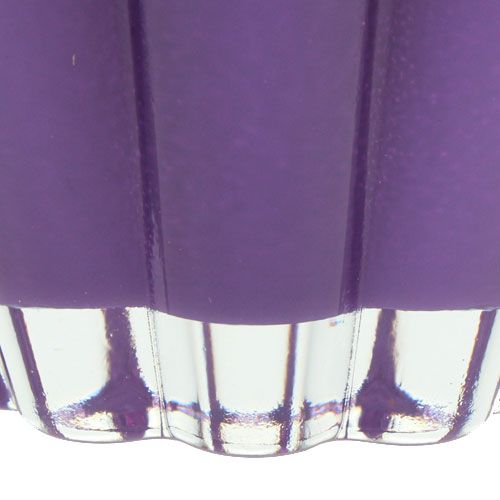 Floristik24 Glasvas "Bloom" violett Ø14cm H17cm