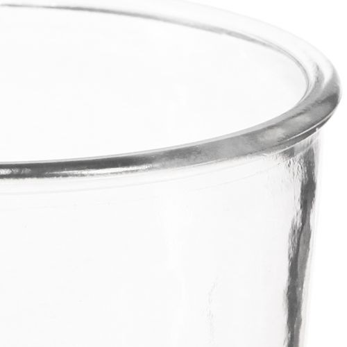 Artikel Glasvas konisk dekorativ vas transparent Ø12cm H15,5cm 2st