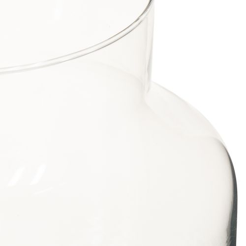 Artikel Glasvas Rund Blomvas Stor 100% Återvunnet Glas H20 Ø17cm