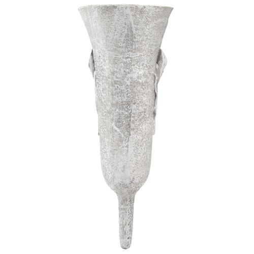Artikel Begravningsvas Grå Vas med spike Calla-motiv H32,5cm