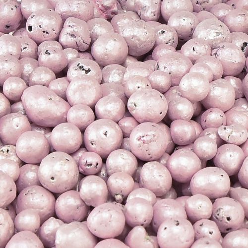 Artikel Briljanta dekorativa pärlor 4mm - 8mm lergranulat rosa 1l