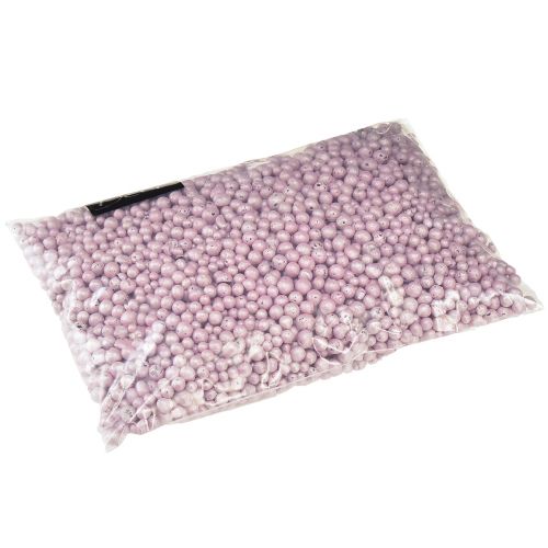 Artikel Briljanta dekorativa pärlor 4mm - 8mm lergranulat rosa 1l