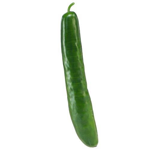 Floristik24 Konstgjorda gurkor för grönsaksdekoration 24cm 4 st