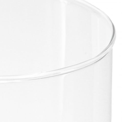 Floristik24 Hög glasvas konisk blomvas glas 30cm Ø10,5cm