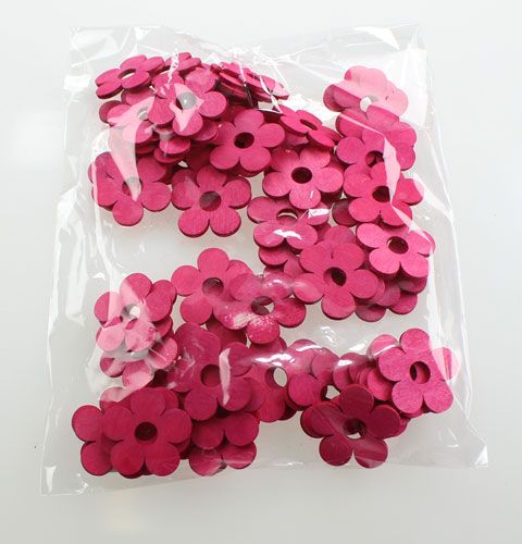 Träblommor Ø4cm rosa 72 st | Floristik24.se