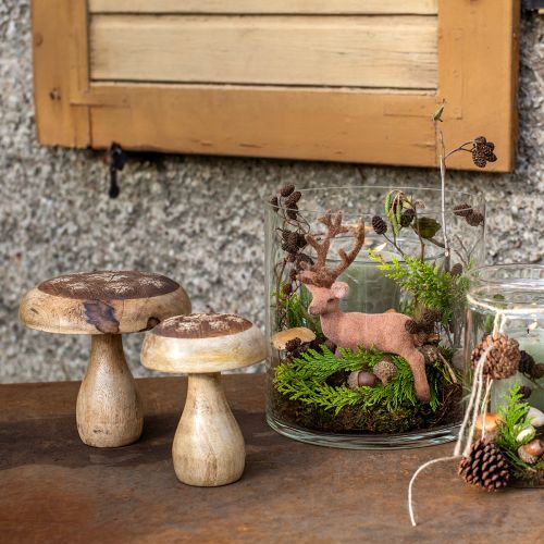 Artikel Träsvampdekoration svamp trädekoration naturlig höstdekoration Ø15cm H14,5cm