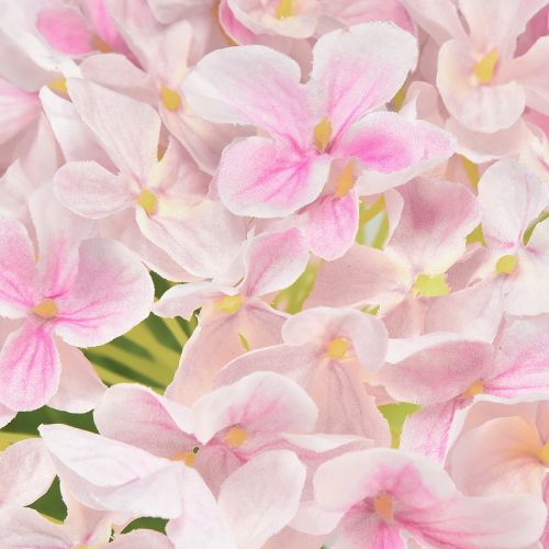 Floristik24 Hortensia konstgjord ljusrosa konstgjord blomma rosa Ø15,5cm 45cm