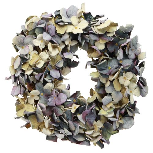 Artikel Hortensia krans dekorativ krans konstgjorda blommor blå Ø30cm