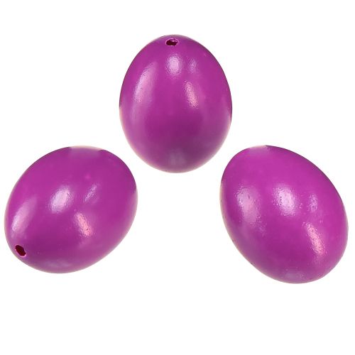 Floristik24 Påskägg rosa kycklingägg tömda färgade Ø4cm 10 st