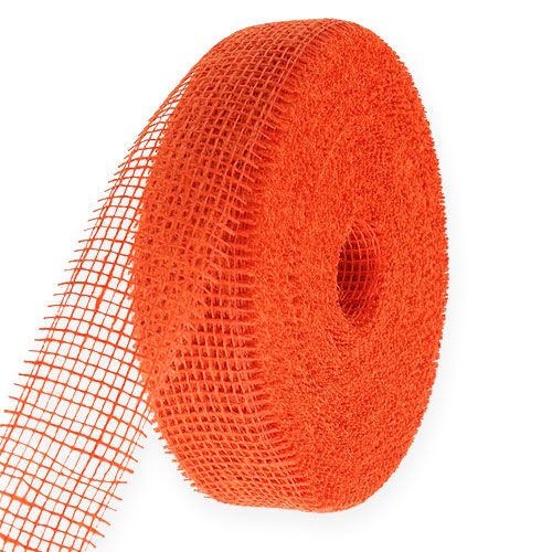 Juteband orange 5cm 40m