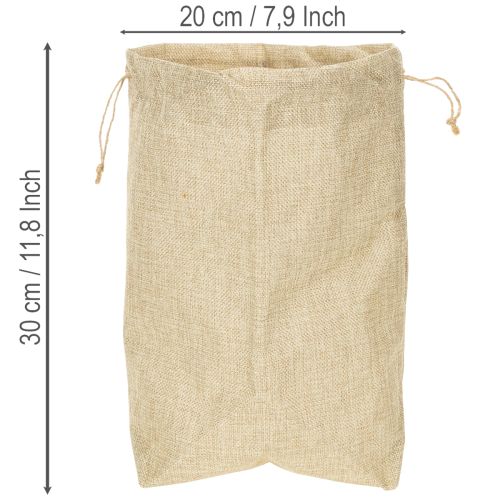 Jutepåse 20×10 cm H30 cm Presentpåse | Floristik24.se