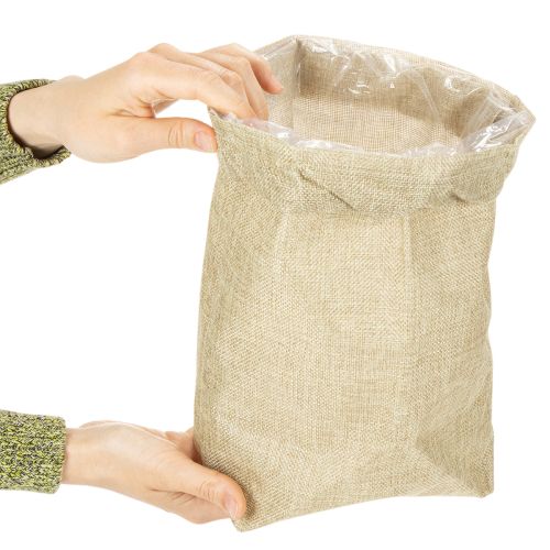 Jutepåse 20×10 cm H30 cm Presentpåse | Floristik24.se