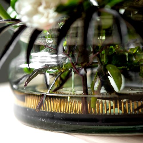 Artikel Kenzanring med mässingsstift, rund, Ø200mm