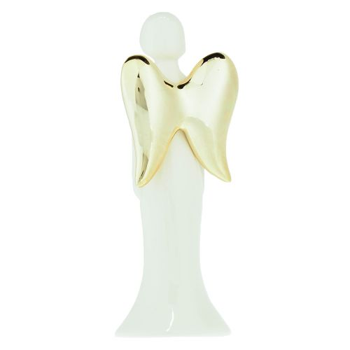 Artikel Änglafigurer keramik ängel vitguld 6cmx5cmx15cm 2st