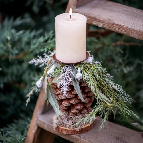 Artikel Ljusstake brun Ø6cm 4 st