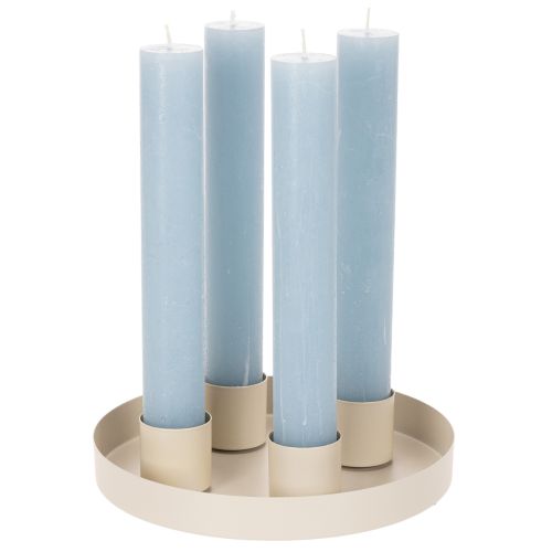 Magnetiska ljushållare för tjocka, koniska ljus (4 cm), 4 stycken | Floristik24.se