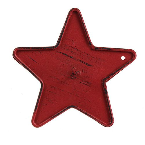 Floristik24 Ljusstjärna stjärna som sticker 9 cm röd