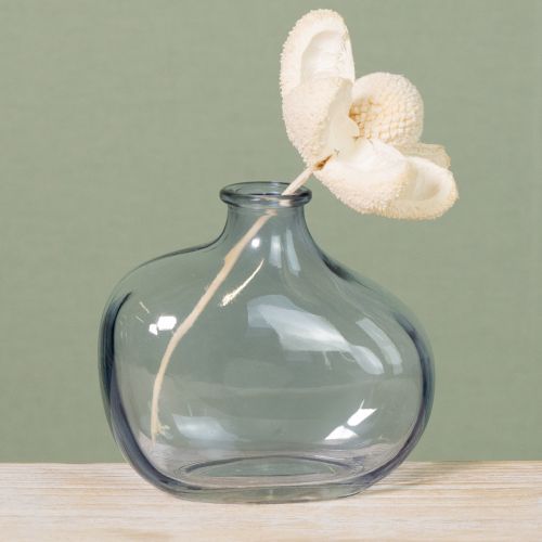 Artikel Liten glasvas, modern, genomskinlig minivas, glas, 11×6×10 cm, 3 st