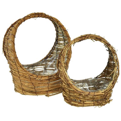 Artikel Korg för plantering med handtag vinstock L18/22cm set om 2