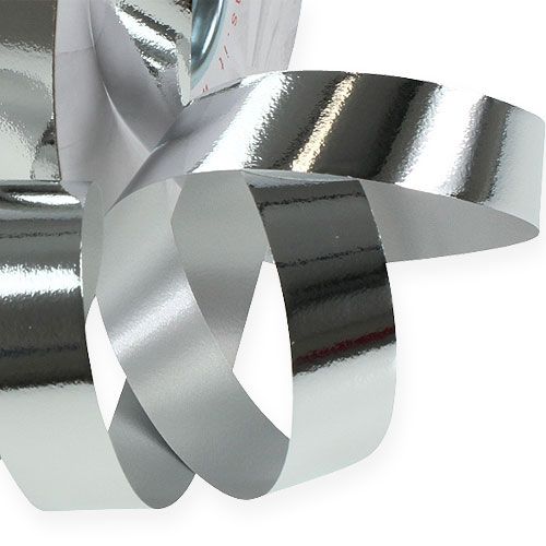 Artikel Glänsande lockband 19mm 100m silver