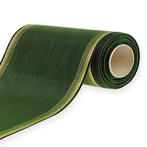 Floristik24 Krans moiré 200mm, mörkgrön