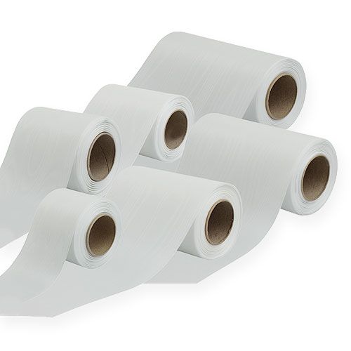 Kransband vit olika bredder 25m