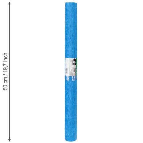 Artikel Kräppapper blomsterpapper kvalitet blå 50x250cm