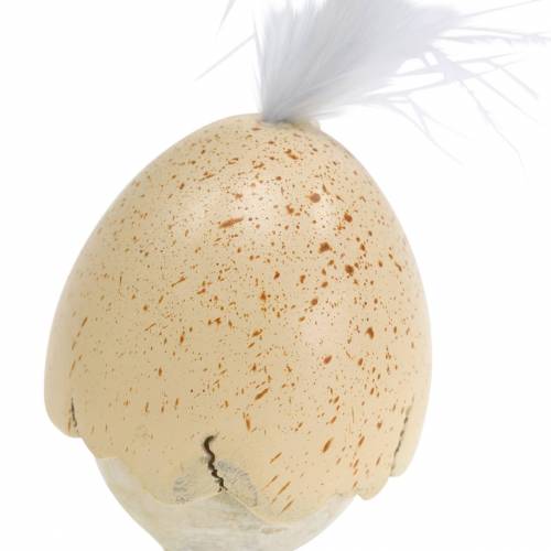 Artikel Kyckling i äggskalet vitt, grädde 6cm 6st