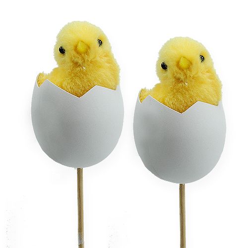 Floristik24 Påskpick chick 7cm 6st