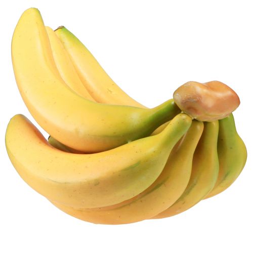 Artikel Konstgjorda bananer som ett gäng mat dummy gul 21cm