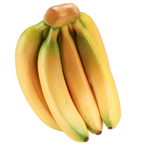 Artikel Konstgjorda bananer som ett gäng mat dummy gul 21cm