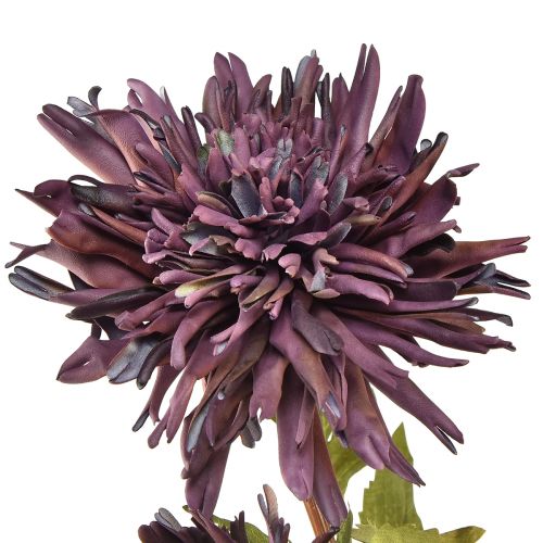 Artikel Konstgjord krysantemum 2 blommor lila Ø5/11cm L70cm