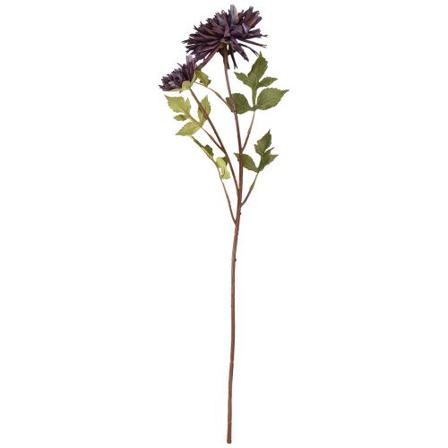Artikel Konstgjord krysantemum 2 blommor lila Ø5/11cm L70cm
