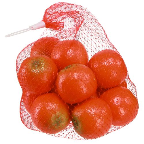 Artikel Konstgjorda mandariner i nätet dekorativ frukt Ø5cm 12 st