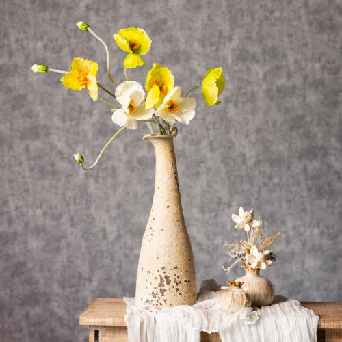 Artikel Konstgjord vallmodekoration för vardagsrum och kontor, 95 cm