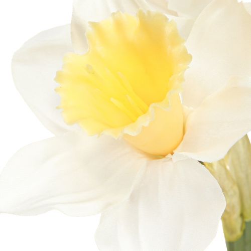 Artikel Konstgjorda påskliljor sidenblommor vit påsklilja 40cm 3 st