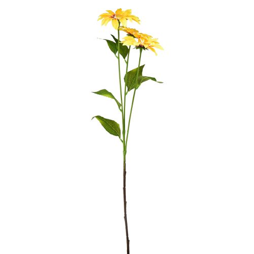 Artikel Konstgjorda solrosor Dekorativa blommor Gul 79cm 3st