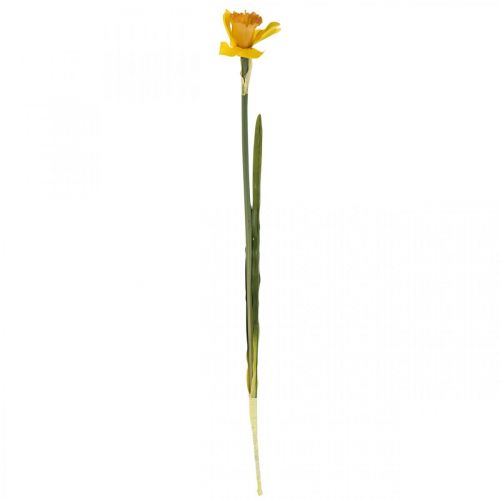 Floristik24 Konstgjord påsklilja sidenblomma gul påsklilja 59cm