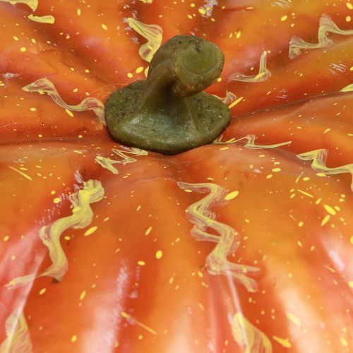 Artikel Konstgjord pumpa i orange konstgjord grönsak höst Ø27cm