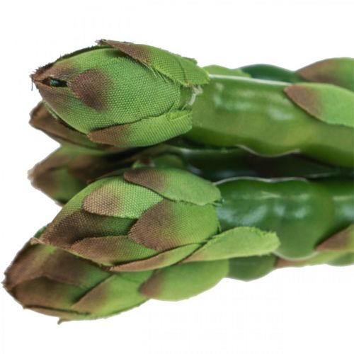 Artikel Konstgjord sparris grönsak dekorativ sparrisklasa L23cm 5st