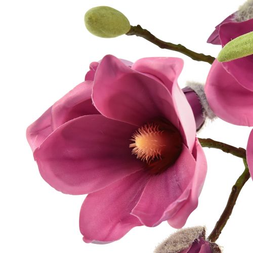 Artikel Konstgjord blommagnoliagren, magnoliarosa 92cm