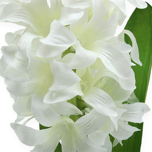 Artikel Silkeblommor hyacint vit 33cm